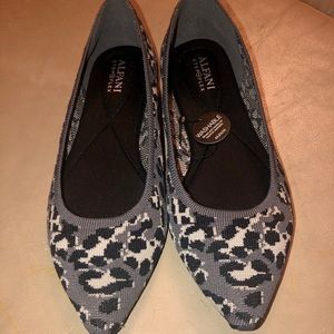 Alfani Step 'N Flex Poppyy Pointed Toe Knit Flats